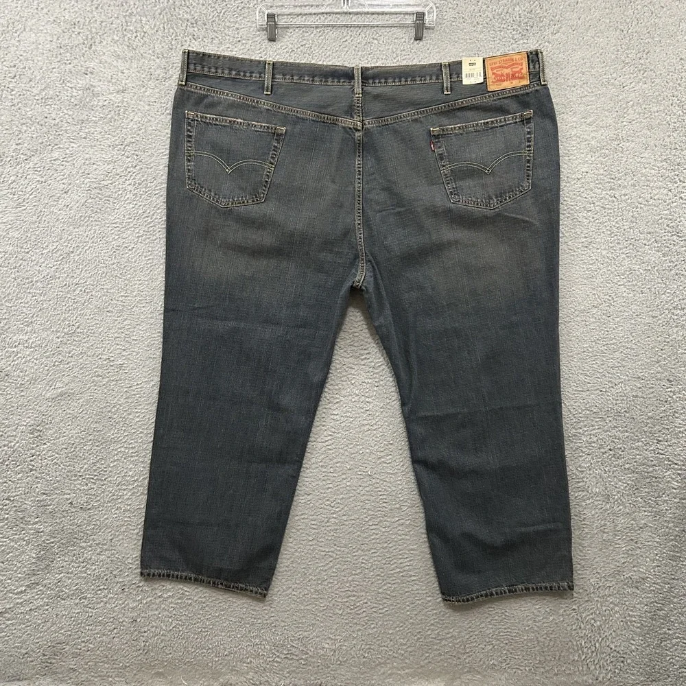 Levis Jeans Mens 58x30 Blue Denim 559 Relaxed Straight American Medium Wash Work